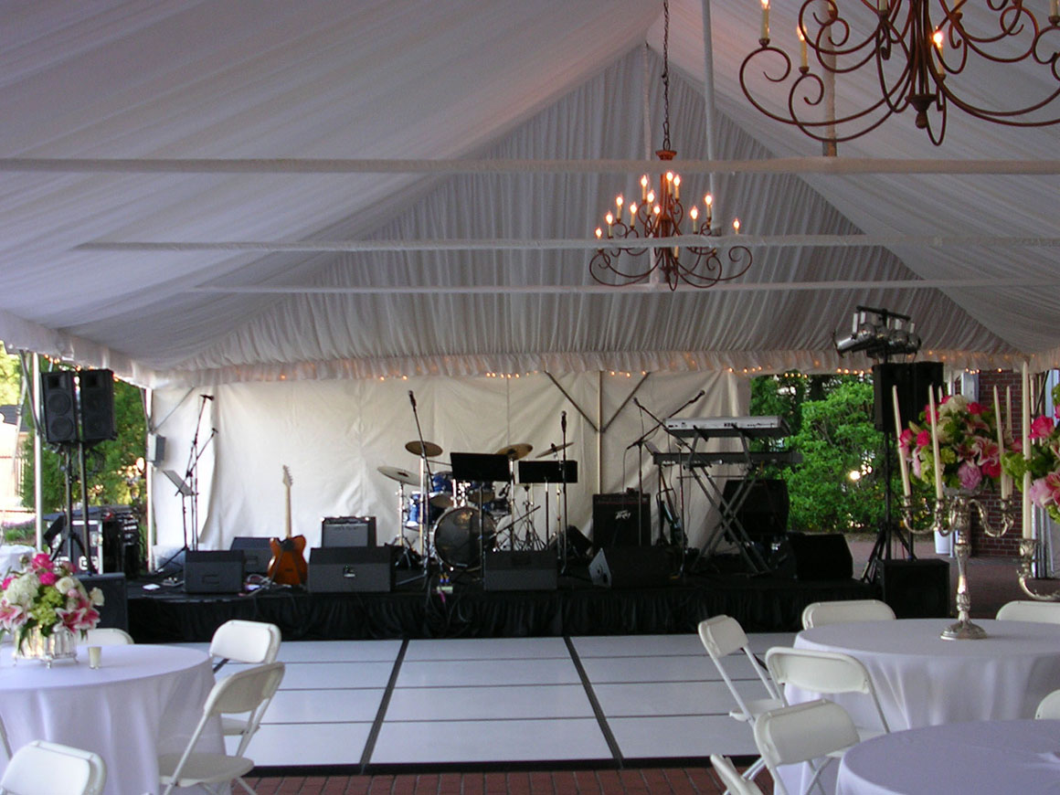 Dance Floor and band on the patio
