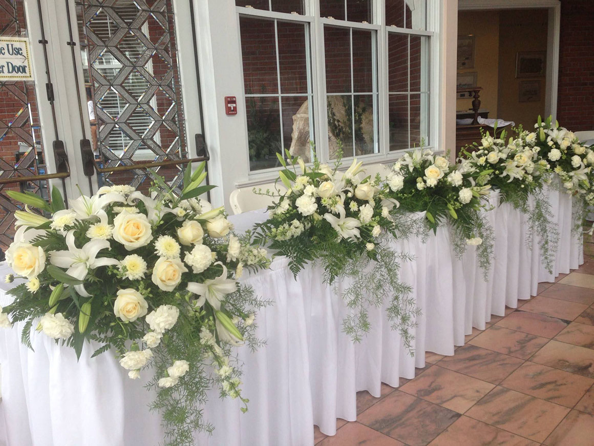 Head Table at a wedding reception