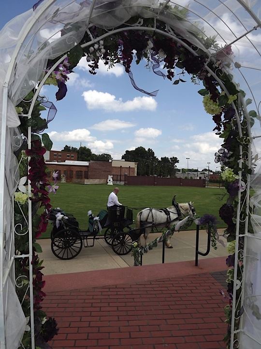 Perfect Venue to leave in a horse driven carriage